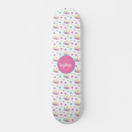 Personalisiertes Monogramm Skateboard (Vorne)
