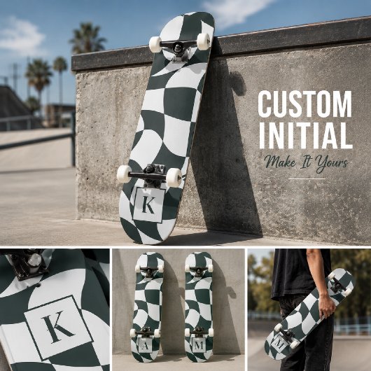Personalisiertes Monogramm-Skateboard-Deck Skateboard