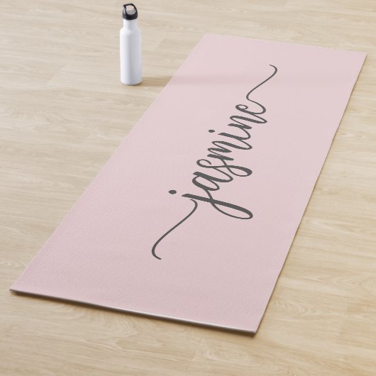 Personalisiertes Monogramm-Skript für Giralblush P Yogamatte (Beispiel)