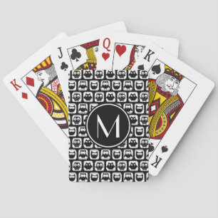 Personalisiertes Monogramm Spielkarten