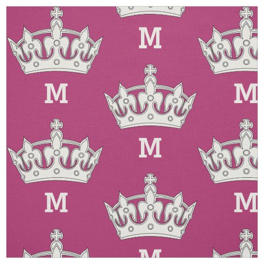 Personalisiertes Monogramm Stoff (Muster)