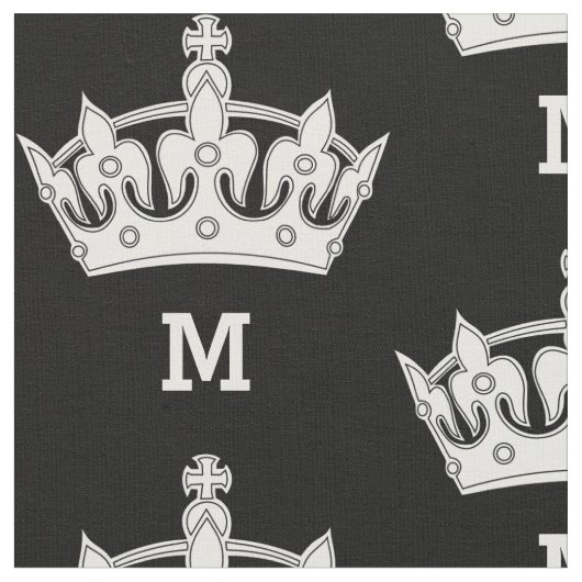 Personalisiertes Monogramm Stoff (Nahaufnahme)