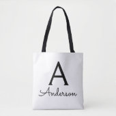 Personalisiertes Monogramm Tasche (Vorderseite)