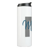Personalisiertes Monogramm Thermosbecher (Nach links gedreht)