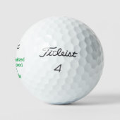 Personalisiertes Monogramm Titleist Pro V1 Golfball (Logo)