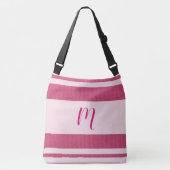 PERSONALISIERTES MONOGRAMM TRAGETASCHEN MIT LANGEN TRÄGERN (Vorderseite)