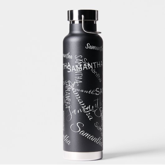 Personalisiertes Monogramm Trinkflasche (Links)