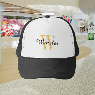 Personalisiertes Monogramm Truckerkappe