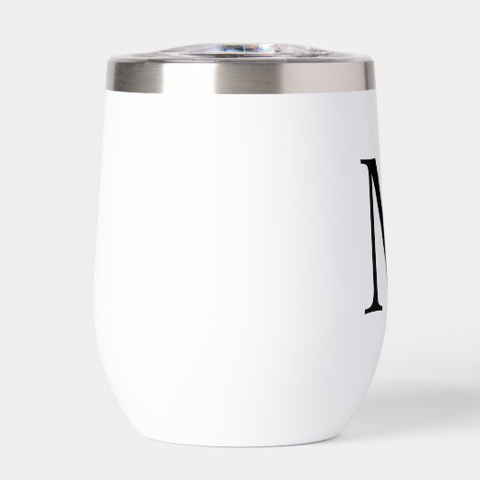 Personalisiertes Monogramm und Name (Vorderseite)