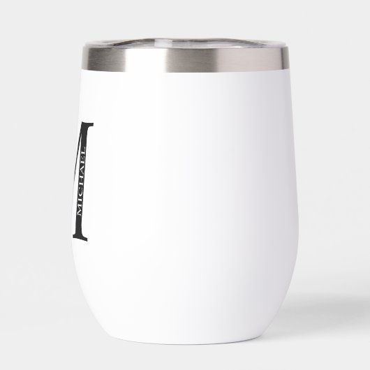 Personalisiertes Monogramm und Name (Rückseite)