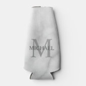 Personalisiertes Monogramm und Name aus hochwertig Flaschenkühler (Vorderseite)