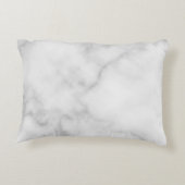 Personalisiertes Monogramm und Name aus weißem Mar Dekokissen (Rückseite)