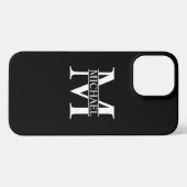 Personalisiertes Monogramm und Name Case Mate iPho iPhone Hülle (Rückseite (Horizontal))