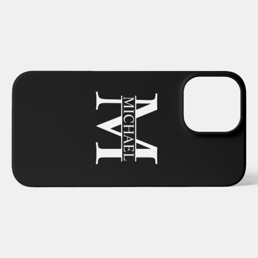 Personalisiertes Monogramm und Name Case Mate iPho iPhone Hülle (Rückseite (Horizontal))