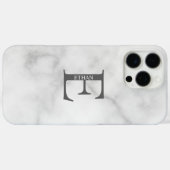 Personalisiertes Monogramm und Name Case-Mate iPhone Hülle (Rückseite (Horizontal))