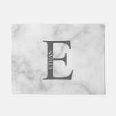 Personalisiertes Monogramm und Name Doormat Fußmatte (Vorderseite)