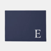 Personalisiertes Monogramm und Name Doormat Fußmatte (Vorderseite)