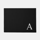 Personalisiertes Monogramm und Name Doormat Fußmatte (Vorderseite)