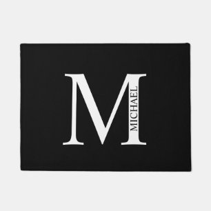 Personalisiertes Monogramm und Name Doormat Fußmatte