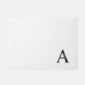 Personalisiertes Monogramm und Name Doormat Fußmatte (Vorderseite)