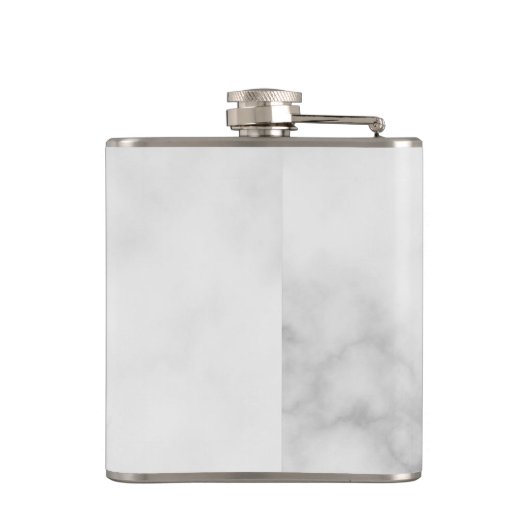 Personalisiertes Monogramm und Name Flask Flachmann (Rückseite)