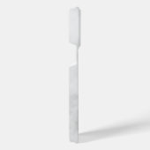 Personalisiertes Monogramm und Name für das weiße  iPhone Hülle (Rechte Seite)