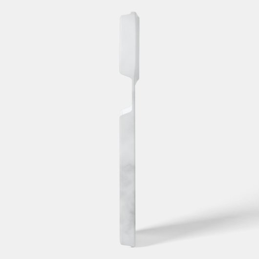 Personalisiertes Monogramm und Name für das weiße iPhone Hülle (Rechte Seite)