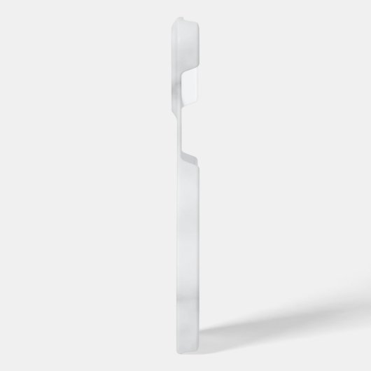 Personalisiertes Monogramm und Name für das weiße iPhone Hülle (Linke Seite)