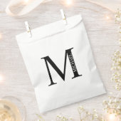 Personalisiertes Monogramm und Name Fvor Bag Geschenktütchen (Ausgeschnitten)