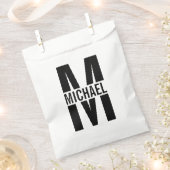 Personalisiertes Monogramm und Name Fvor Bag Geschenktütchen (Ausgeschnitten)
