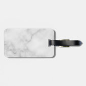 Personalisiertes Monogramm und Name Gepäckmarke Gepäckanhänger (Rückseite horizontal)