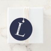 Personalisiertes Monogramm und Name Geschenkanhänger (Beispiel)