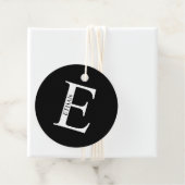 Personalisiertes Monogramm und Name Geschenkanhänger (Beispiel)