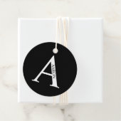 Personalisiertes Monogramm und Name Geschenkanhänger (Beispiel)