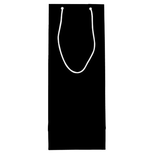 Personalisiertes Monogramm und Name Geschenktüte Für Weinflaschen (Rückseite)