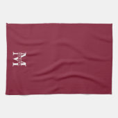 Personalisiertes Monogramm und Name Geschirrtuch (Horizontal)