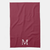 Personalisiertes Monogramm und Name Geschirrtuch (Vertikal)