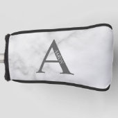 Personalisiertes Monogramm und Name Golf Head Cove Headcover (Vorderseite)