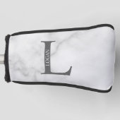 Personalisiertes Monogramm und Name Golf Head Cove Headcover (Vorderseite)