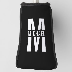Personalisiertes Monogramm und Name Golf Head Cove Headcover