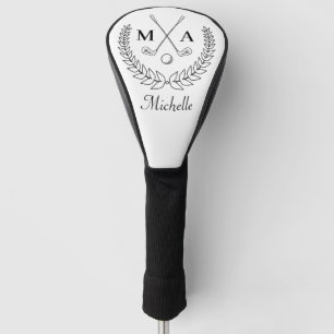 Personalisiertes Monogramm und Name  Golf Headcover