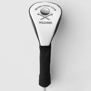 Personalisiertes Monogramm und Name  Golf Headcover