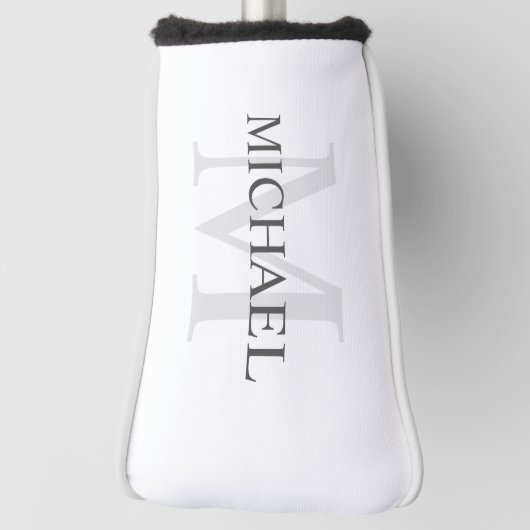 Personalisiertes Monogramm und Name Golf Headcover (Rotieren 90)