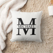 Personalisiertes Monogramm und Name Kissen (Decke)