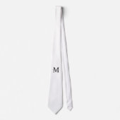 Personalisiertes Monogramm und Name Krawatte (Vorderseite)