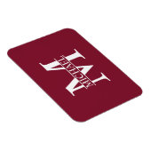 Personalisiertes Monogramm und Name Magnet (Rechte Seite)