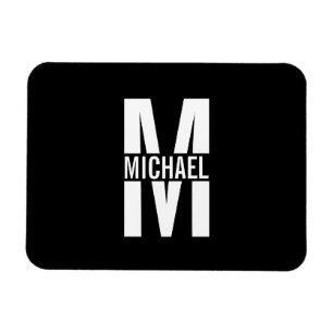Personalisiertes Monogramm und Name-Magnet Magnet