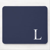 Personalisiertes Monogramm und Name Maus-Pad Mousepad (Vorne)