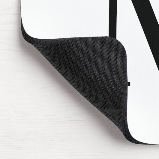 Personalisiertes Monogramm und Name Maus-Pad Mousepad (Ecke)