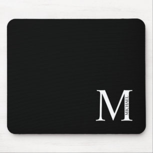 Personalisiertes Monogramm und Name Maus-Pad Mousepad